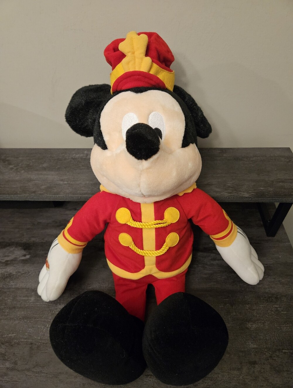 Vintage Disney Macy's Limited Edition Mickey Mouse Band Leader 24" Plush